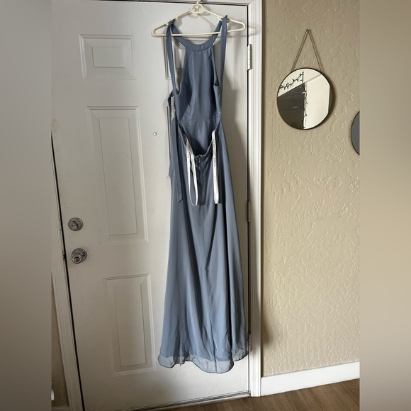 Azazie Clarice Size A0 Dusty Blue - Picture 2 of 5